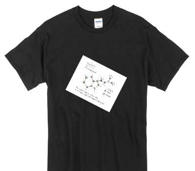 Custom Gildan 100% Cotton Black T-Shirt