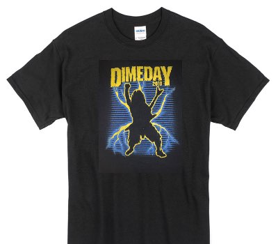 Custom Gildan 100% Cotton Black T-Shirt
