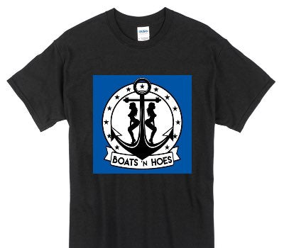 Custom Gildan 100% Cotton Black T-Shirt