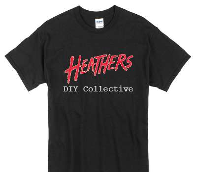 Custom Gildan 100% Cotton Black T-Shirt