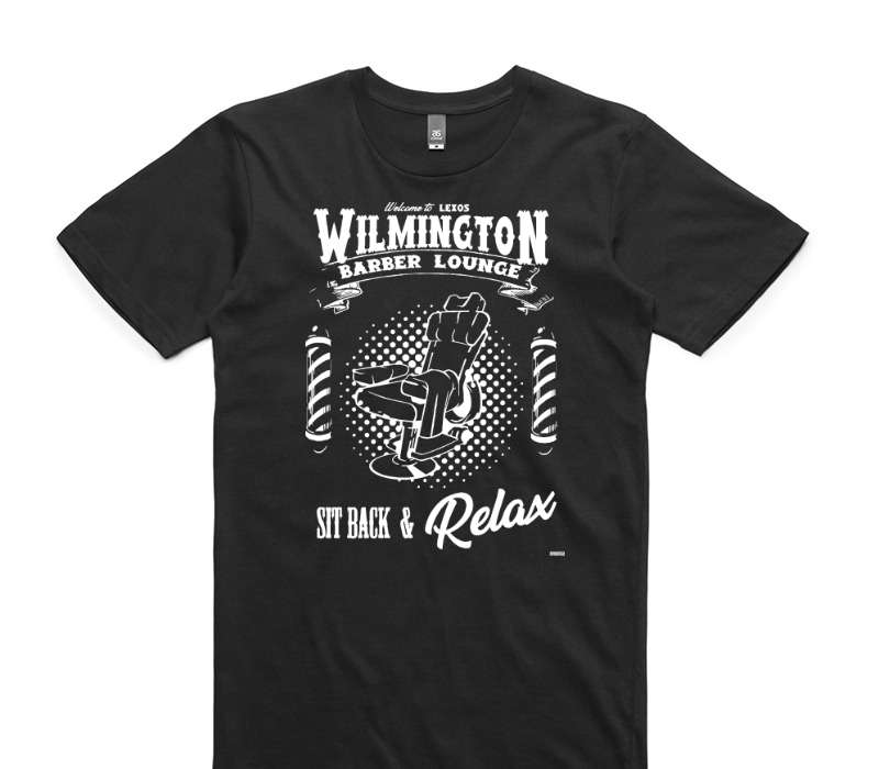 Custom AS Colour 100% Cotton Black T-Shirt