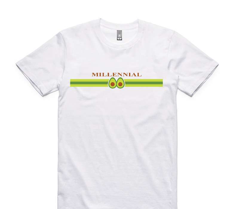 Custom AS Colour 100% Cotton White T-Shirt