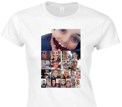 Custom Womens Soft Style 100% Cotton White T-Shirt