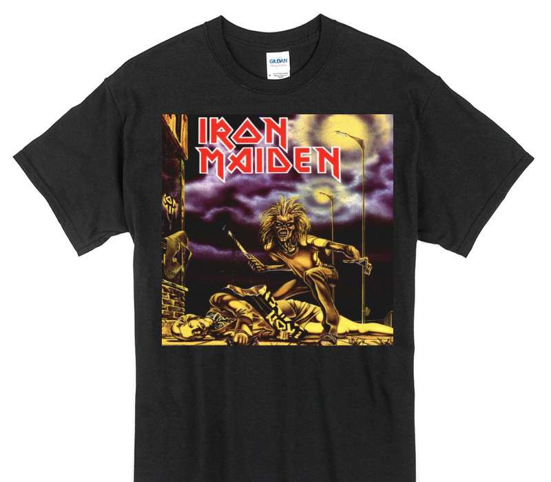 Custom Gildan 100% Cotton Black T-Shirt