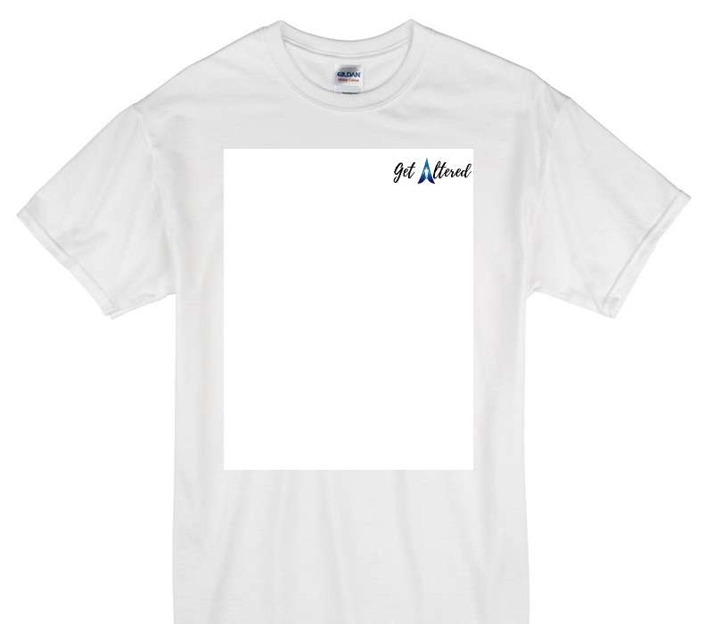 Custom Gildan 100% Cotton White T-Shirt