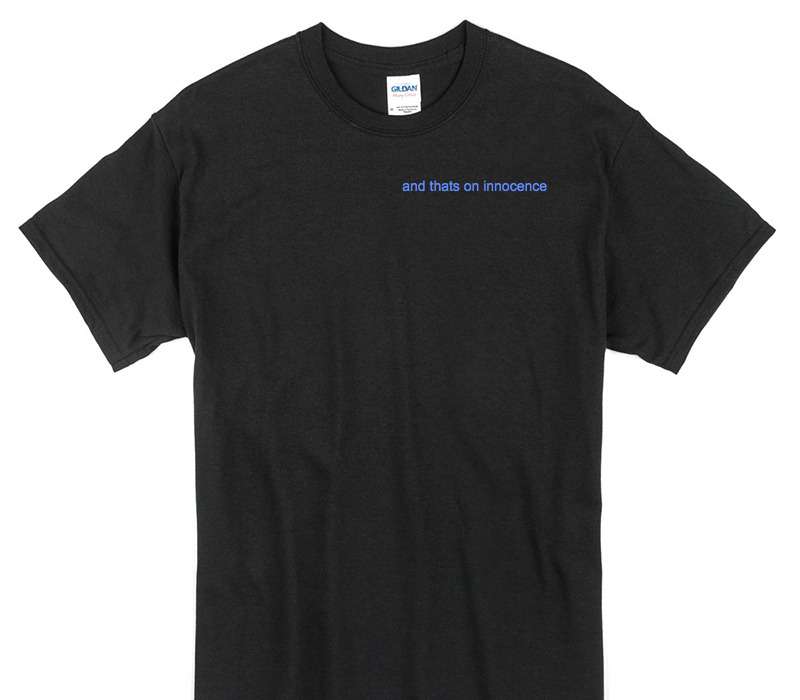Custom Gildan 100% Cotton Black T-Shirt