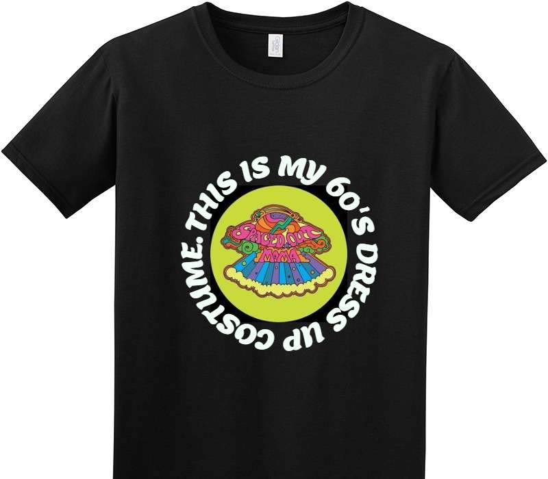 Custom Adult Soft Style 100% Cotton Black T-Shirt