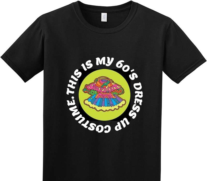 Custom Adult Soft Style 100% Cotton Black T-Shirt