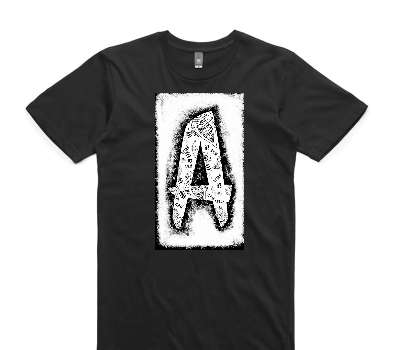 Custom AS Colour 100% Cotton Black T-Shirt
