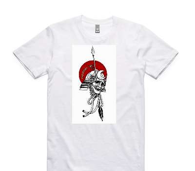 Custom AS Colour 100% Cotton White T-Shirt