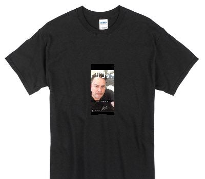 Custom Gildan 100% Cotton Black T-Shirt