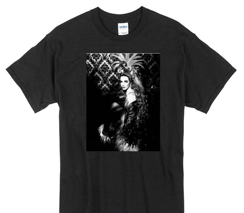 Custom Gildan 100% Cotton Black T-Shirt