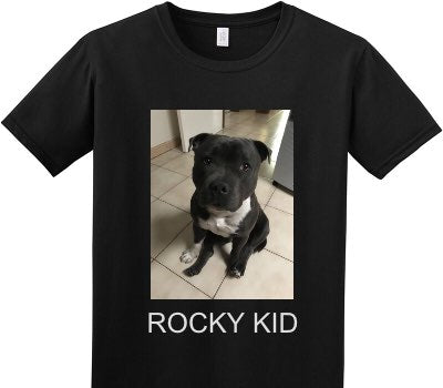Custom Adult Soft Style 100% Cotton Black T-Shirt