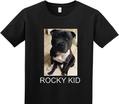 Custom Adult Soft Style 100% Cotton Black T-Shirt