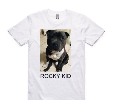 Custom AS Colour 100% Cotton White T-Shirt