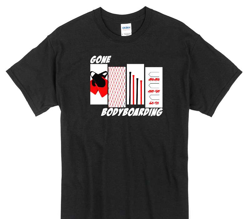 Custom Gildan 100% Cotton Black T-Shirt