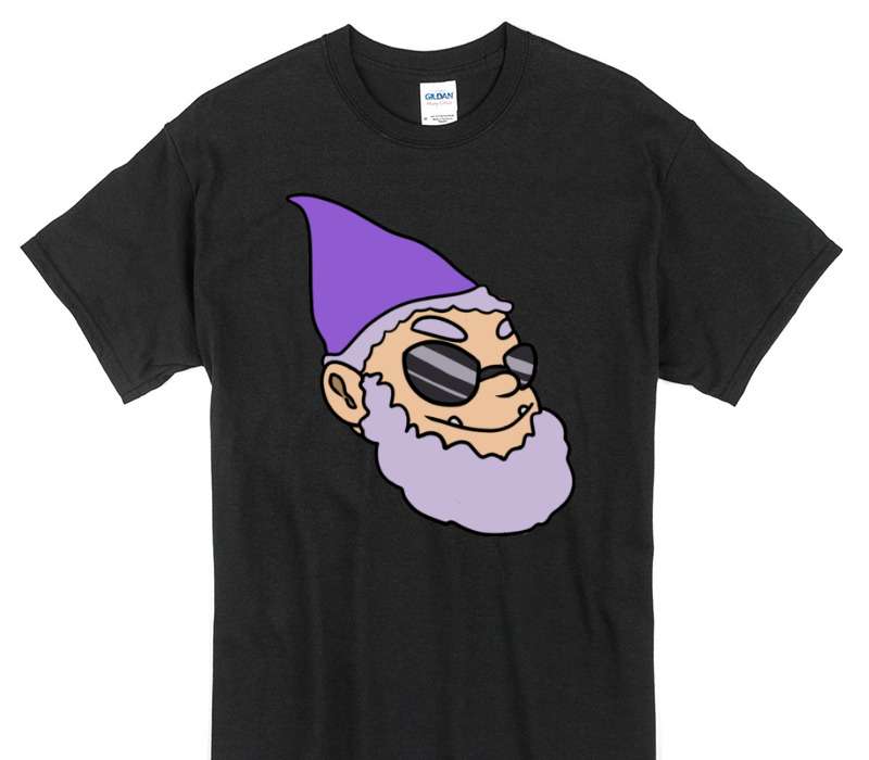 Custom Gildan 100% Cotton Black T-Shirt