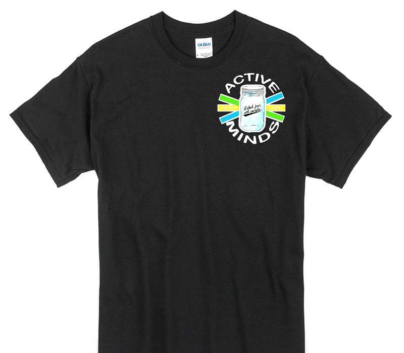 Custom Gildan 100% Cotton Black T-Shirt