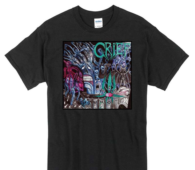 Custom Gildan 100% Cotton Black T-Shirt