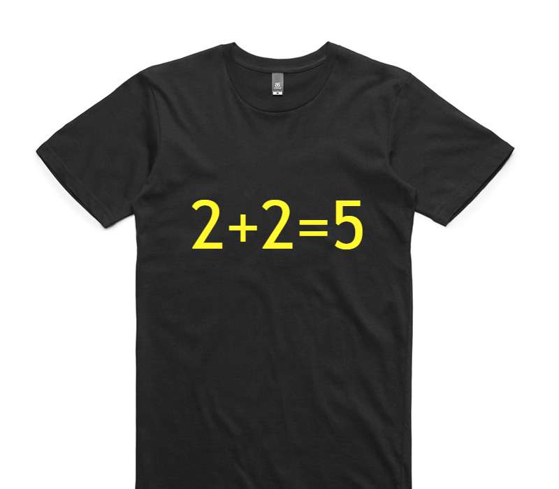 Custom AS Colour 100% Cotton Black T-Shirt