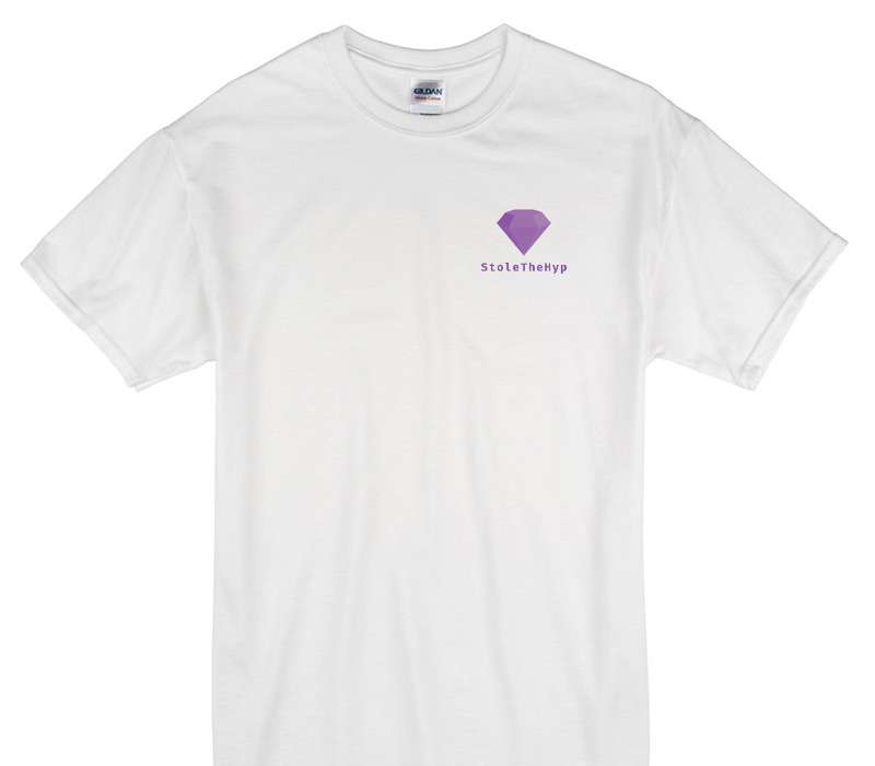 Custom Gildan 100% Cotton White T-Shirt