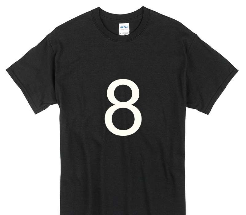 Custom Gildan 100% Cotton Black T-Shirt
