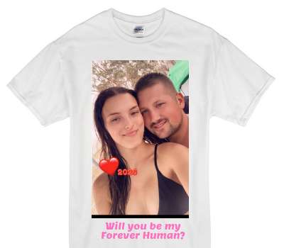 Custom Gildan 100% Cotton White T-Shirt
