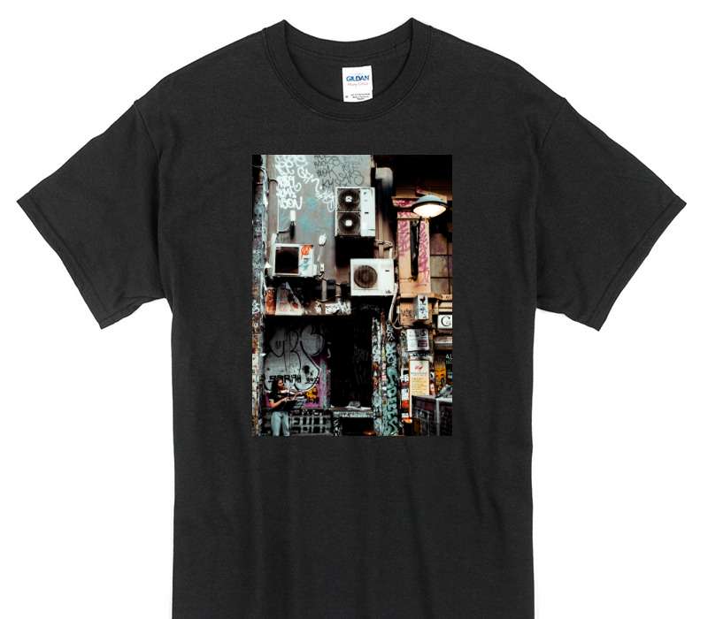 Custom Gildan 100% Cotton Black T-Shirt