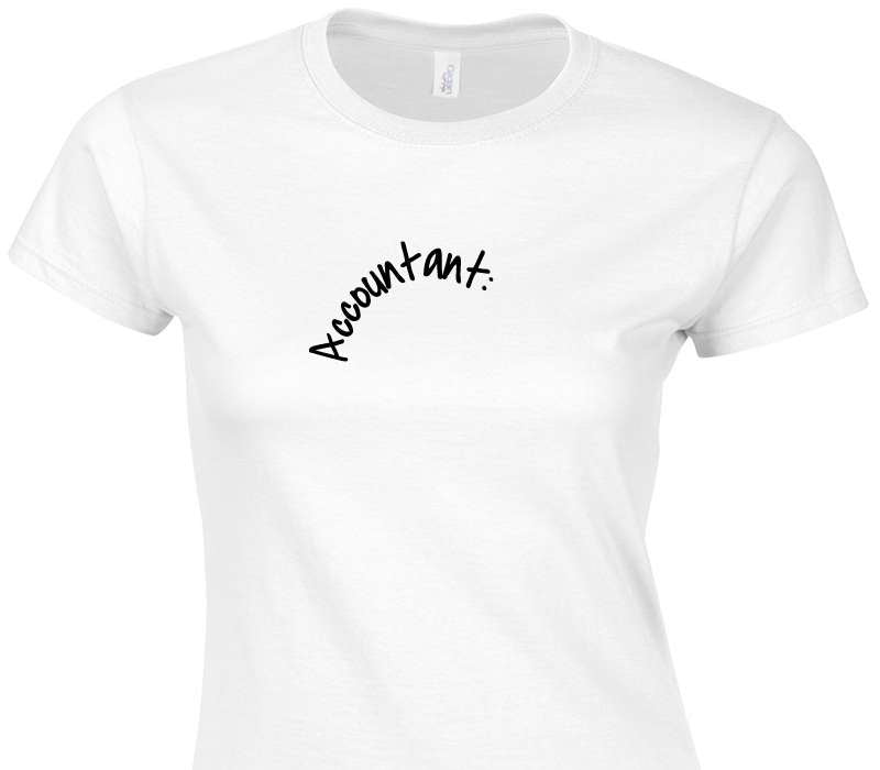 Custom Womens Soft Style 100% Cotton White T-Shirt