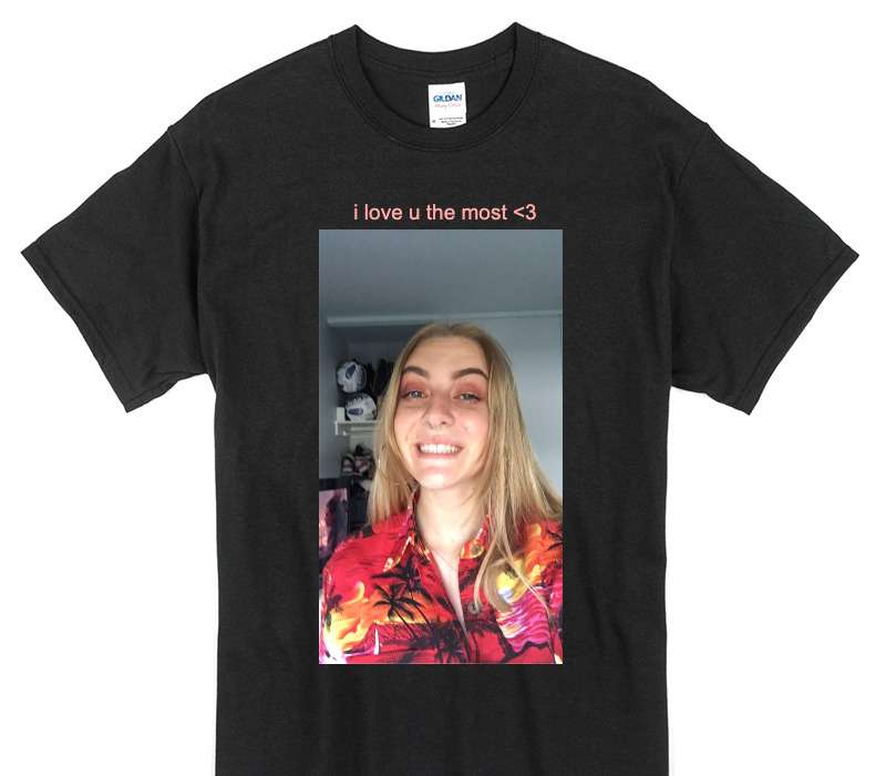 Custom Gildan 100% Cotton Black T-Shirt