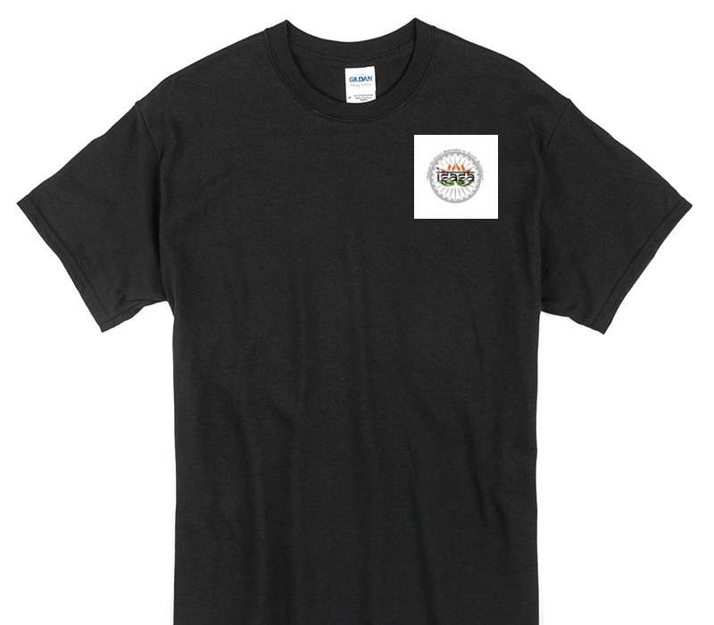 Custom Gildan 100% Cotton Black T-Shirt