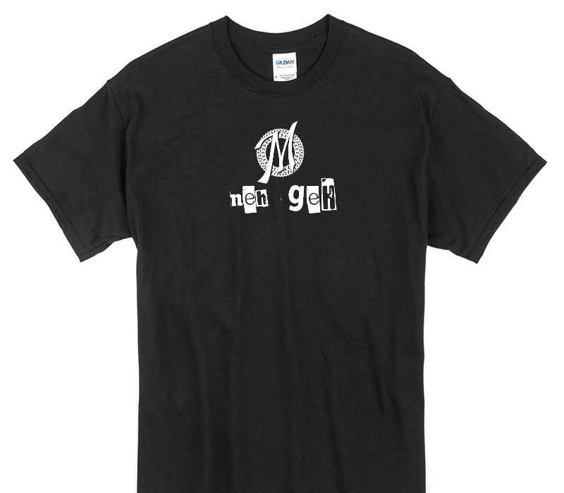 Custom Gildan 100% Cotton Black T-Shirt