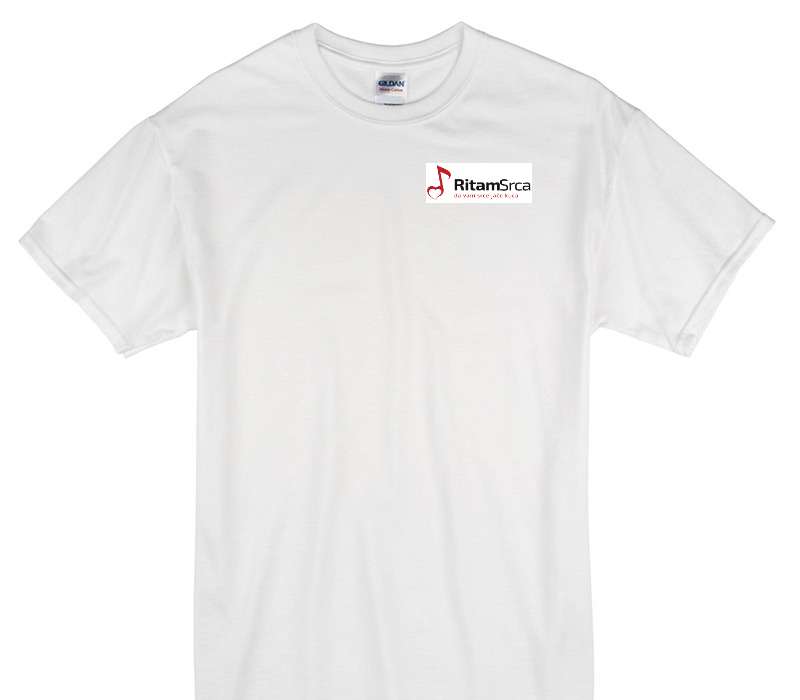 Custom Gildan 100% Cotton White T-Shirt