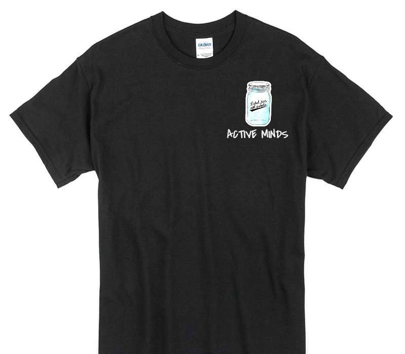 Custom Gildan 100% Cotton Black T-Shirt