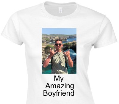Custom Womens Soft Style 100% Cotton White T-Shirt