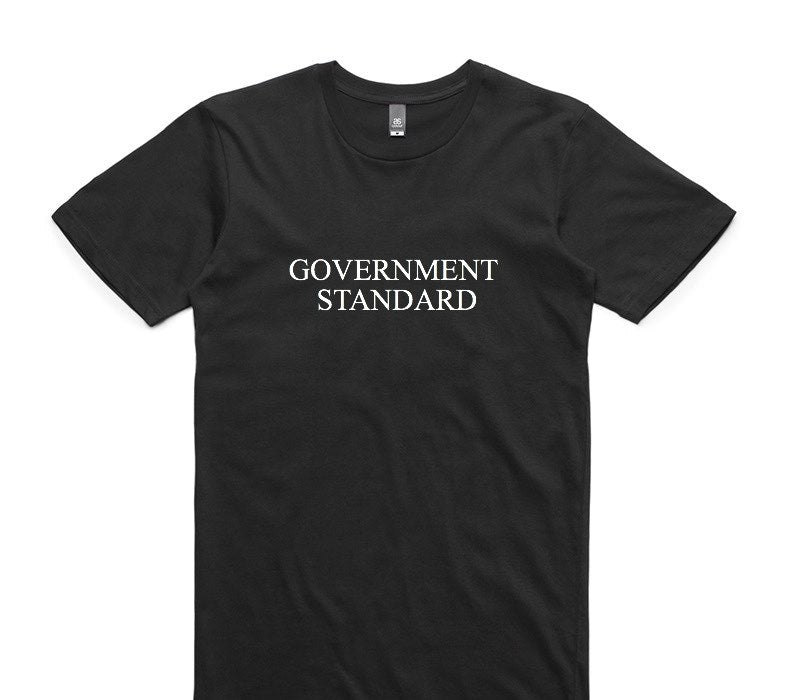 Custom AS Colour 100% Cotton Black T-Shirt