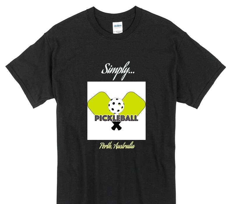 Custom Gildan 100% Cotton Black T-Shirt