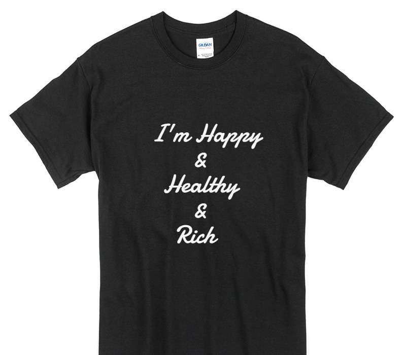 Custom Gildan 100% Cotton Black T-Shirt