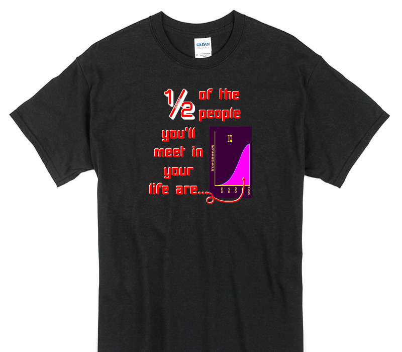 Custom Gildan 100% Cotton Black T-Shirt