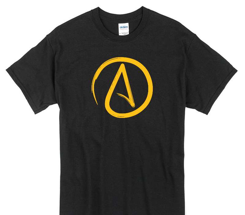 Custom Gildan 100% Cotton Black T-Shirt