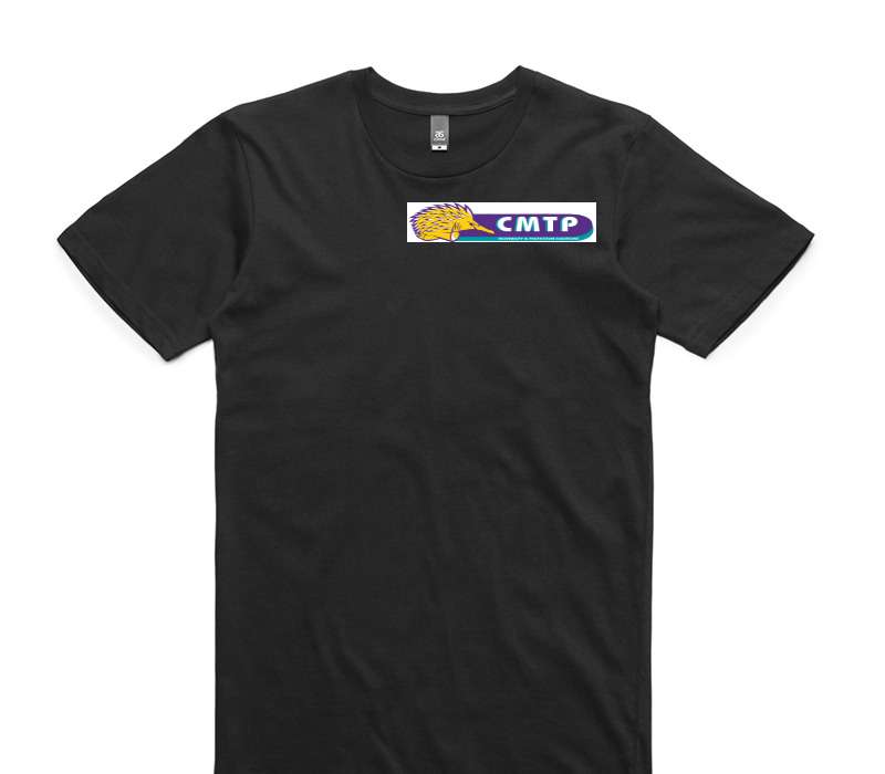 Custom AS Colour 100% Cotton Black T-Shirt