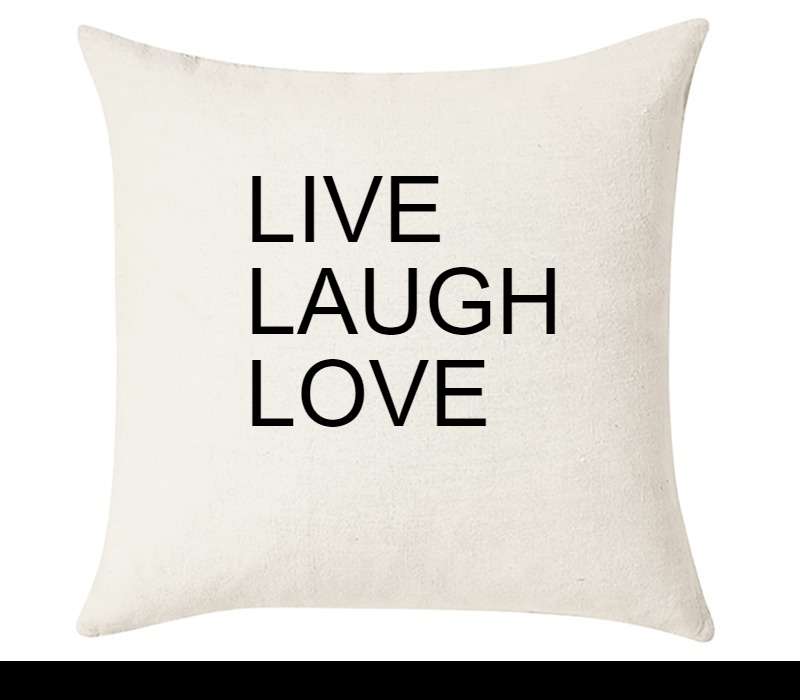 Custom Cushion Cover 50cm x 50 cm Off White