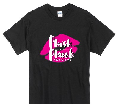 Custom Gildan 100% Cotton Black T-Shirt