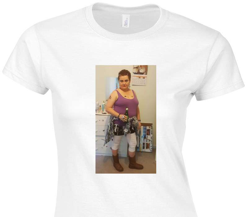 Custom Womens Soft Style 100% Cotton White T-Shirt