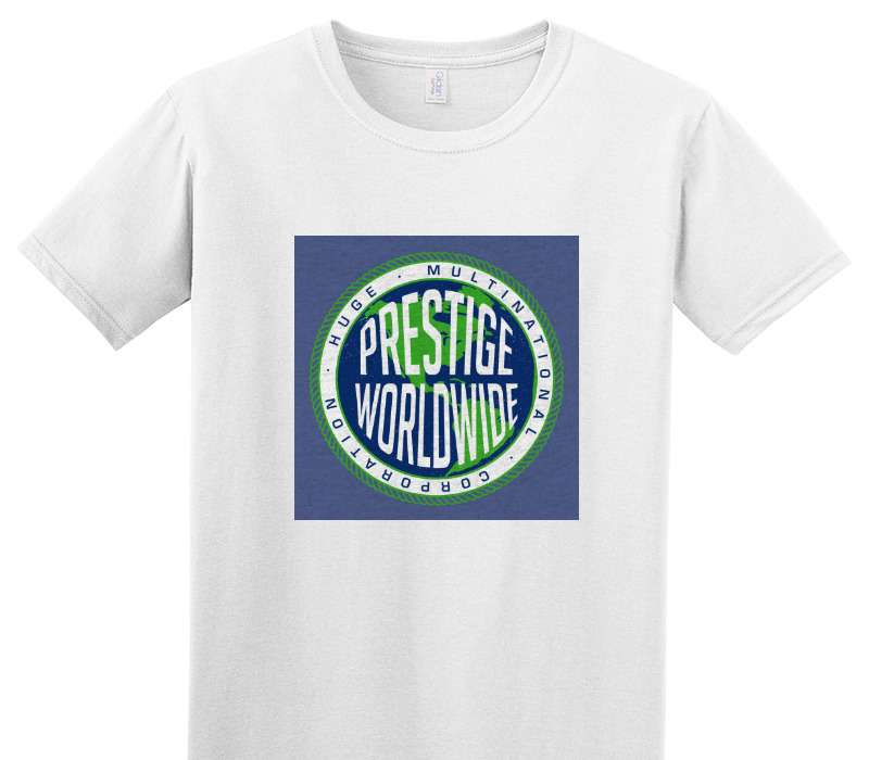 Custom Adult Soft Style 100% Cotton White T-Shirt