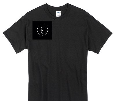 Custom Gildan 100% Cotton Black T-Shirt