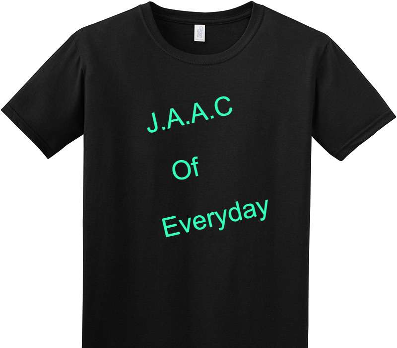 Custom Adult Soft Style 100% Cotton Black T-Shirt