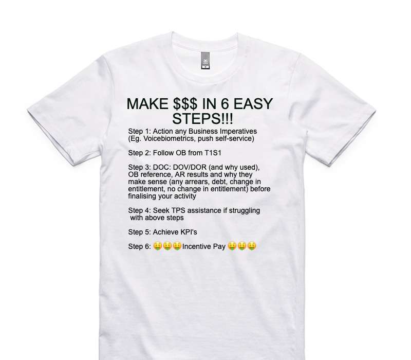 Custom AS Colour 100% Cotton White T-Shirt