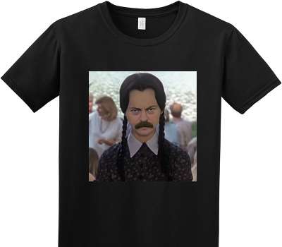 Custom Adult Soft Style 100% Cotton Black T-Shirt
