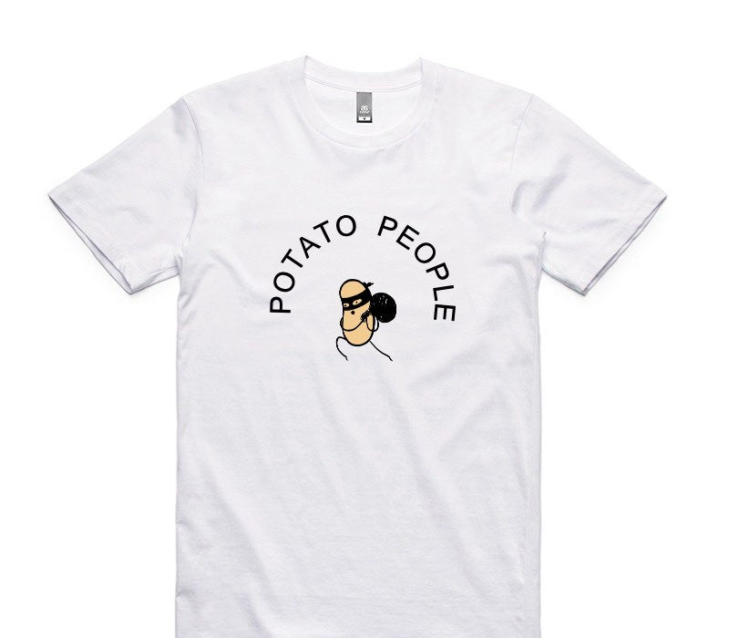 Custom AS Colour 100% Cotton White T-Shirt